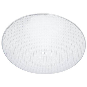 13" Clear Dot Pattern Glass Diffuser 1