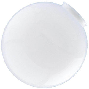 3.25" Fitter White Polycarbonate Globe 1