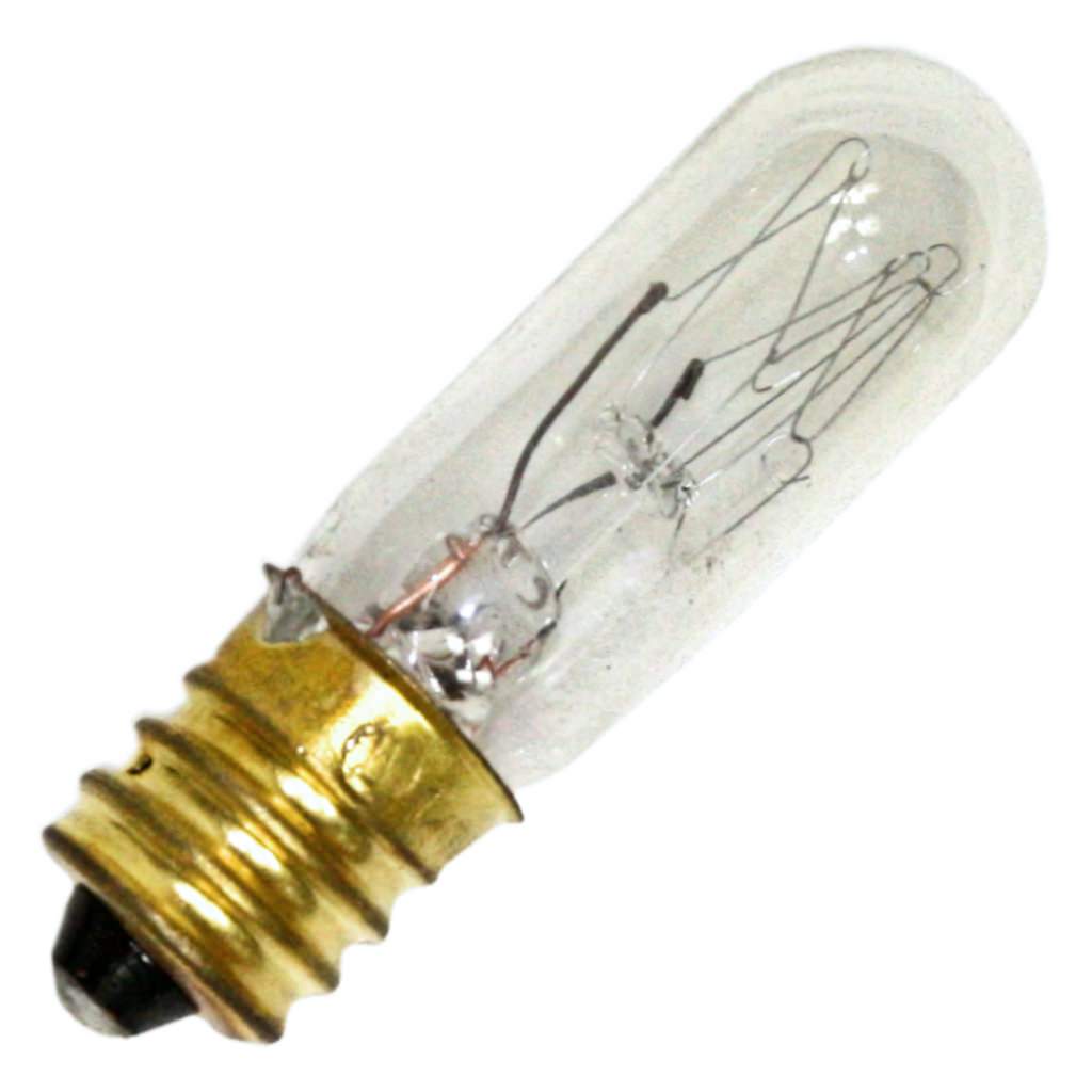 15 watt 120 volt T4 Candelabra Screw Base Clear 1