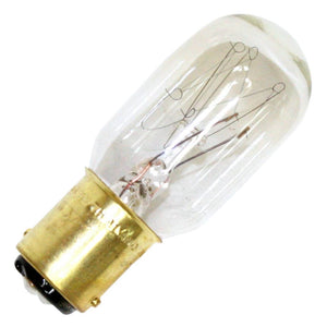 15 watt 120 volt T7 Double Contact Bayonet Base Clear 1