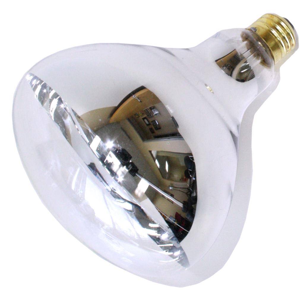 375 watt 120 volt R40 Medium Screw Base Clear Flood 1