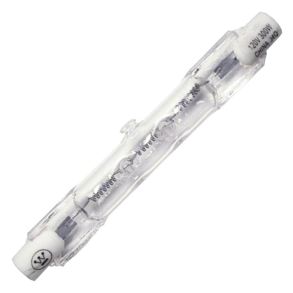 300 watt 120 volt T3 Recessed Single Contact Base 2700K Warm White Clear 1