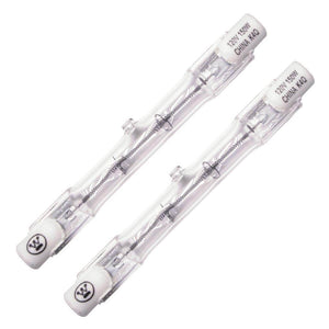 150 watt 120 volt T3 Recessed Single Contact Base 2700K Warm White Clear (2 pack) 1