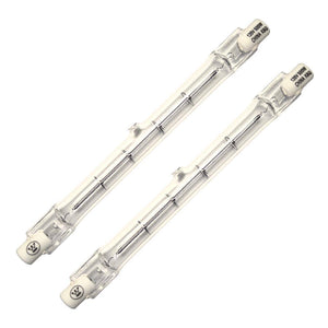 500 watt 120 volt T3 Recessed Single Contact Base 2700K Warm White Clear (2 pack) 1