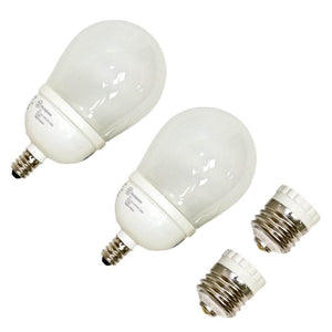 9 watt 120 volt Candelabra Screw Base 2700K Warm White CFL (2 pack) 1