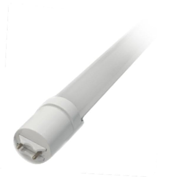 4' 15 watt 100/277 volt T8 Medium Bi-Pin Base 5000K Daylight Emergency LED Light Bulb 1