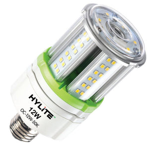 12 watt 100/277 volt Corn Cob Medium Screw Base 5000K Daylight LED 1