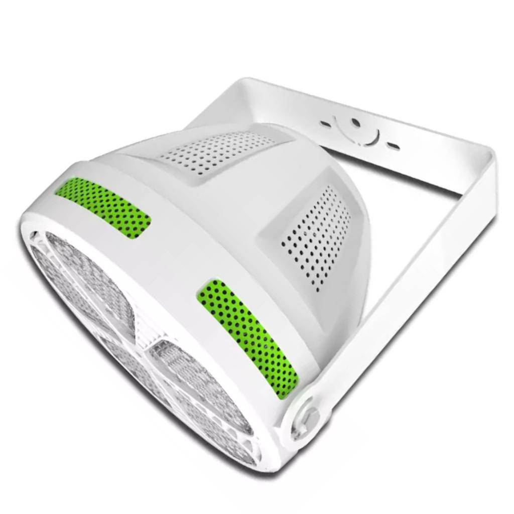 520 watt 347/480 volt 5000K Daylight NEMA 6 High Mast Yoke Bracket LED Flood Light 1