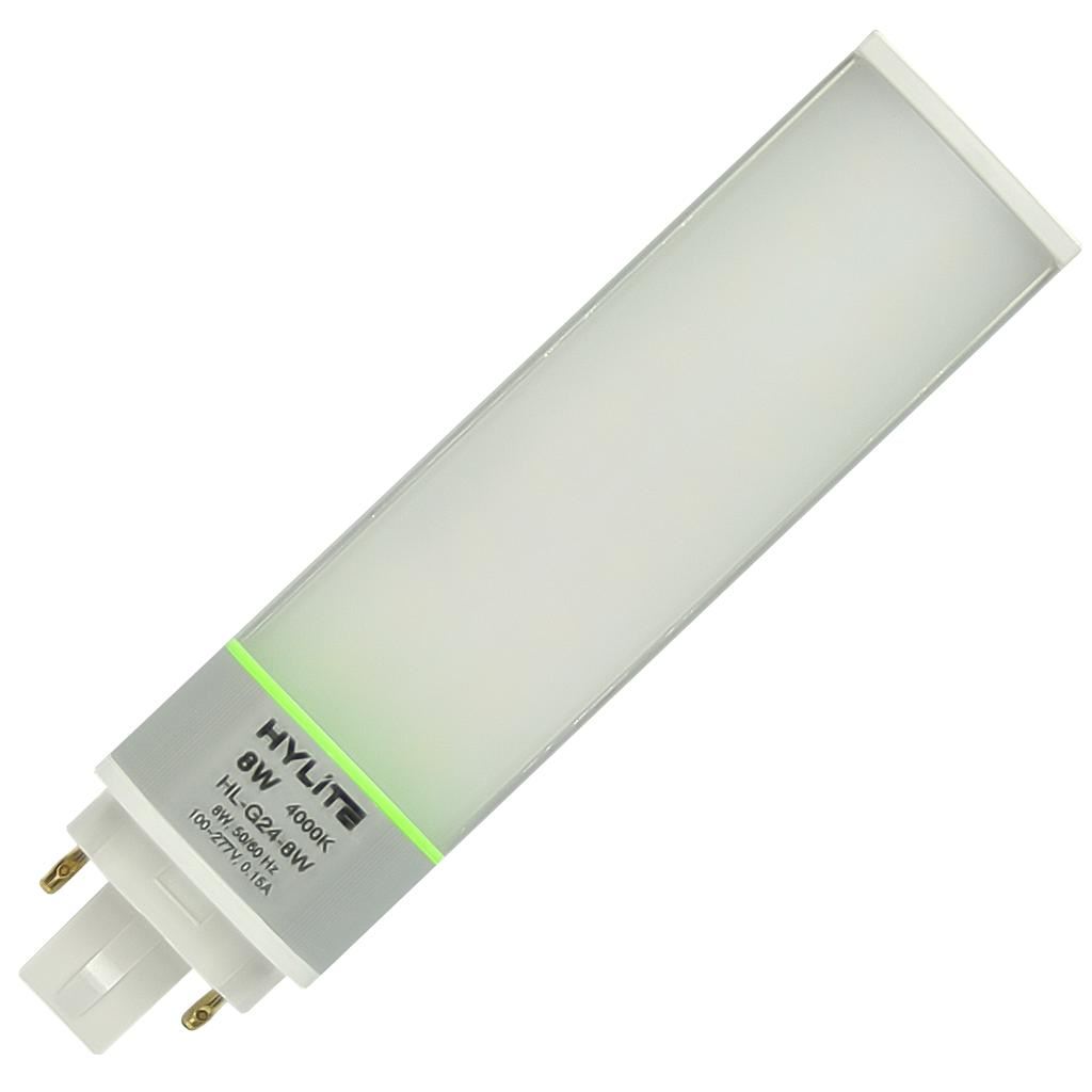 8 watt 100/277 volt PL 2/4-Pin Base 4000K Cool White LED 1
