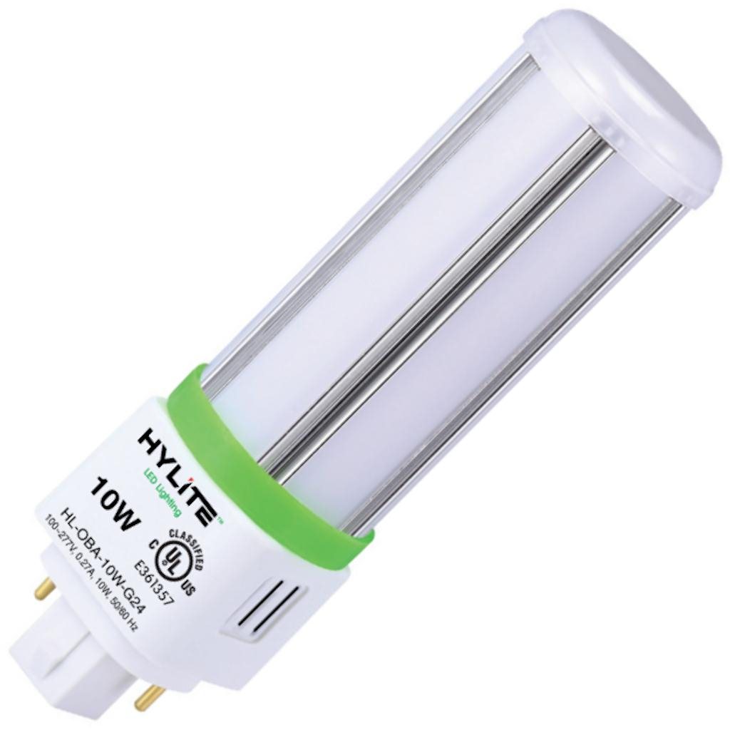 10 watt 100/277 volt PL 4-Pin Base 5000K Daylight LED 1