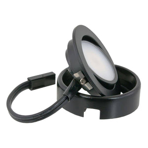 4.3 Watt 120 Volt Black 2700K Xenon Dimmable Puck Light Kit 1