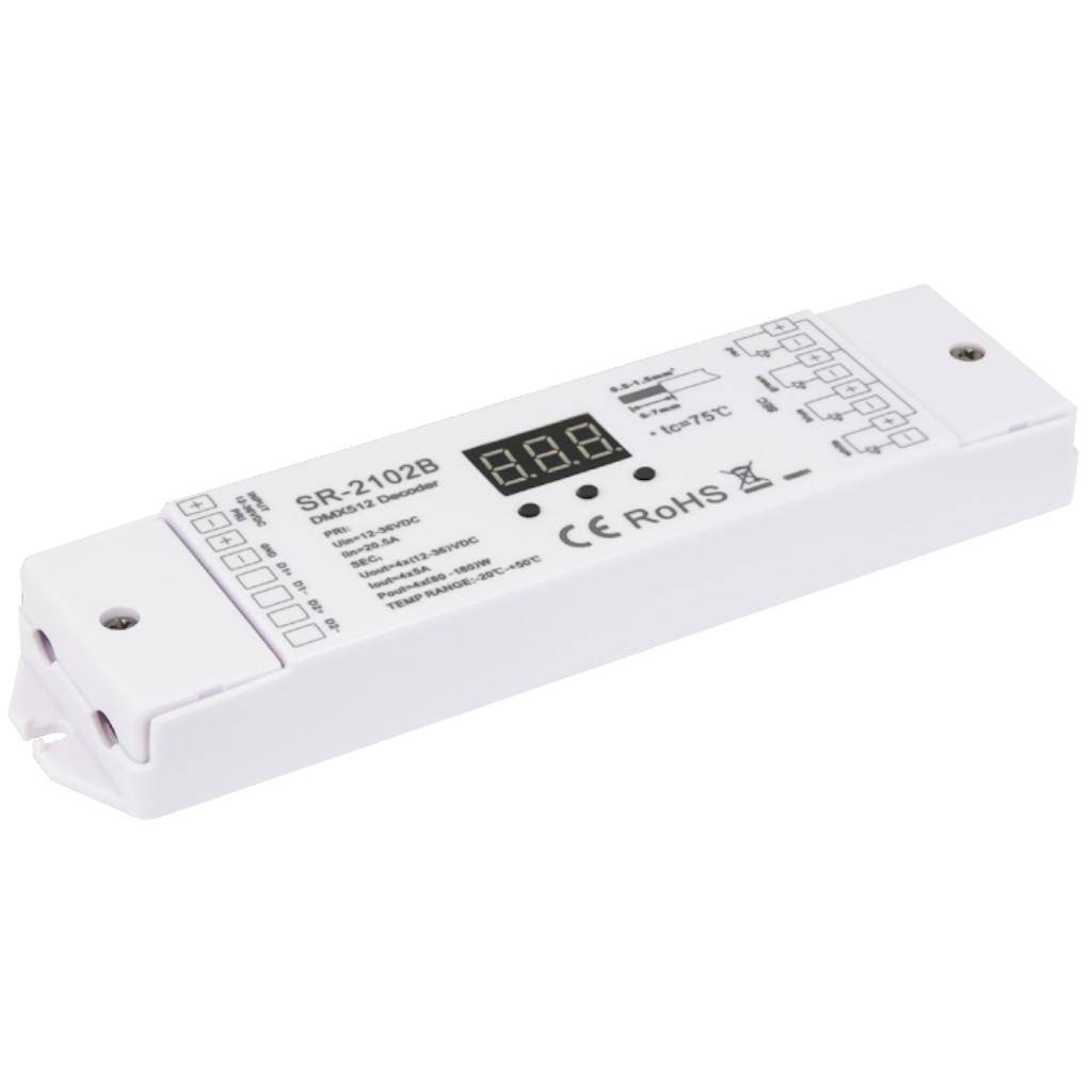 4-Channel 12-36 volt LED RF Receiver 1