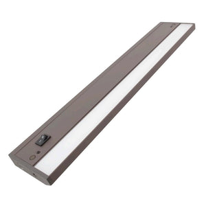 Dark Bronze 18" 6 watt 3000K Natural White Hardwire Dimmable LED Under Cabinet Light Fixture 1