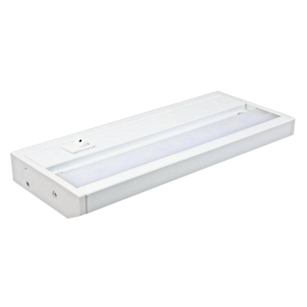 White 24.25" 6 watt 3000K Natural White Hardwire or Plug-In Dimmable LED Under Cabinet Light Fixture 1