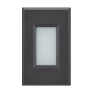 2 watt 120/277 volt Black or White Faceplates LED Step Light 1