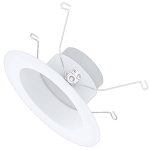 5"- 6" 15 watt 120 volt White CCT Selectable Dimmable LED Downlight Remodel Kit (12 Pack) 1