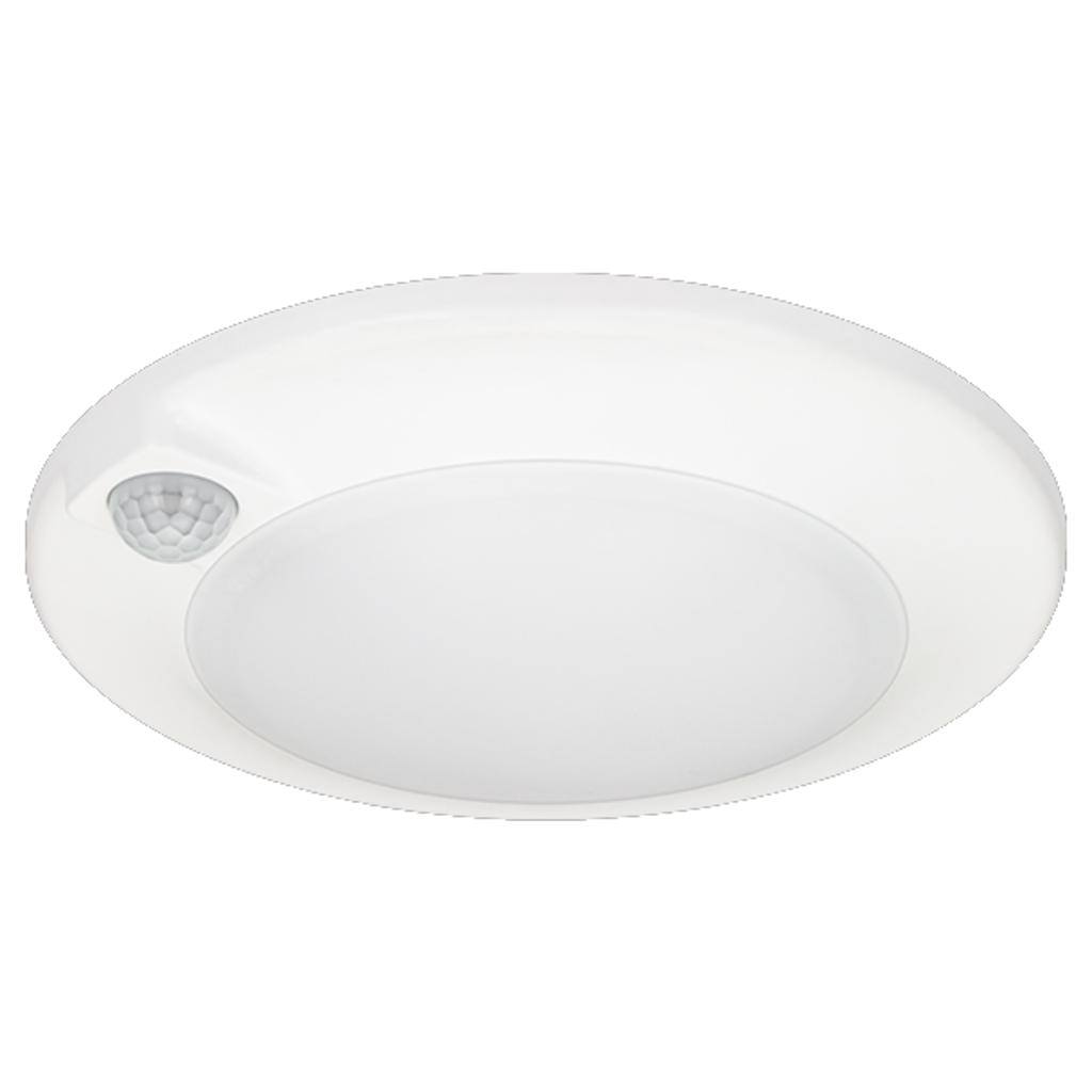 8" 15 watt 120 volt 3000K White Dimmable LED Flush Mount 1