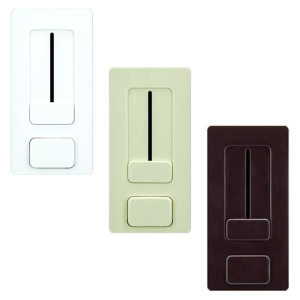 24 volt White/Almond/Dark Bronze Dimmer Switch 2
