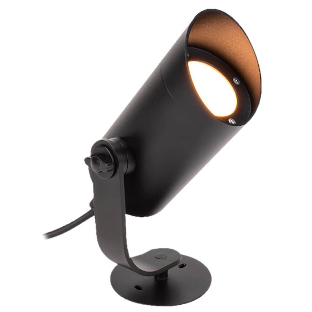 10 watt 120/277 volt RGBTW Black Spektrum+ Smart Flood 1