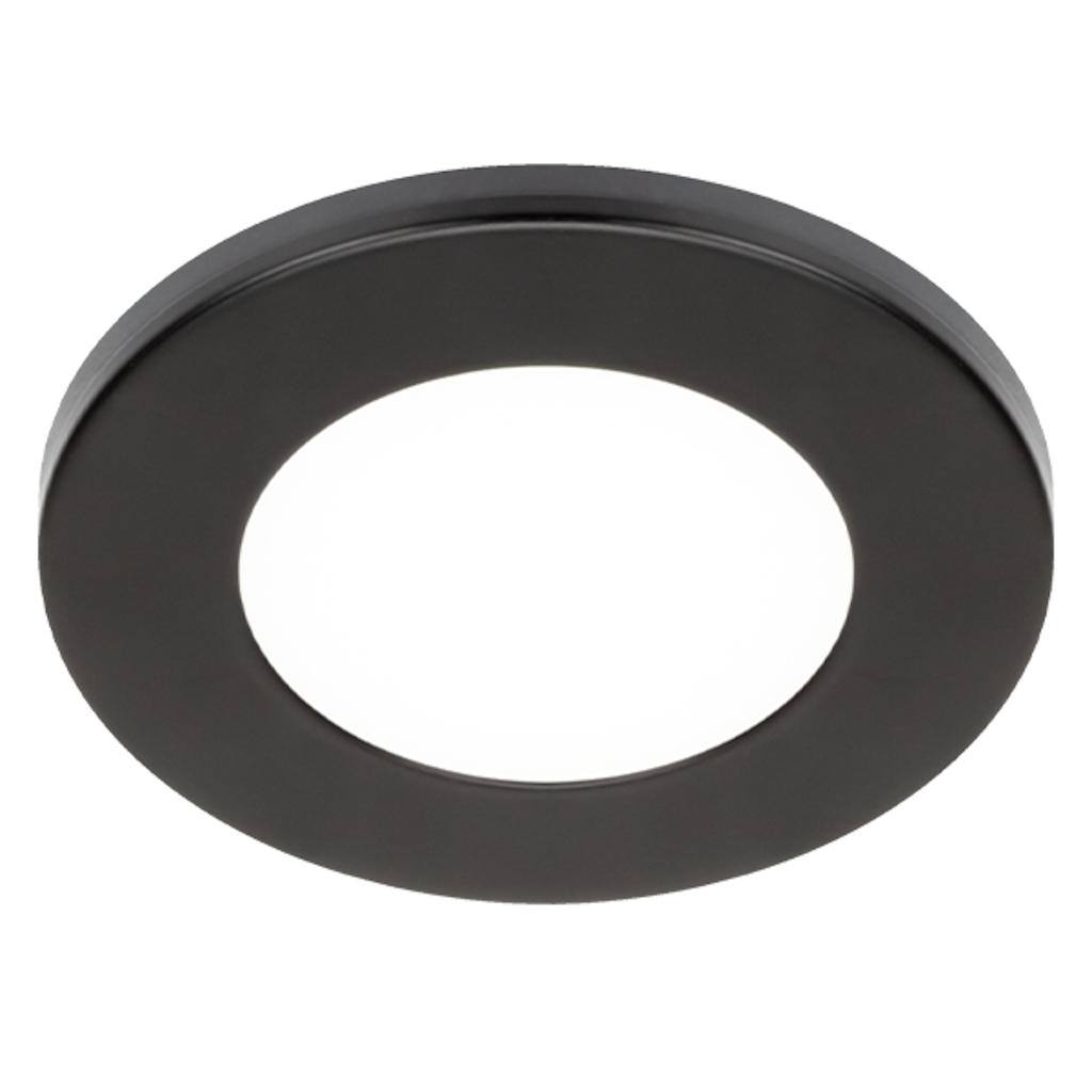 4 watt 24 volt Black CCT Selectable LED Puck Light 1