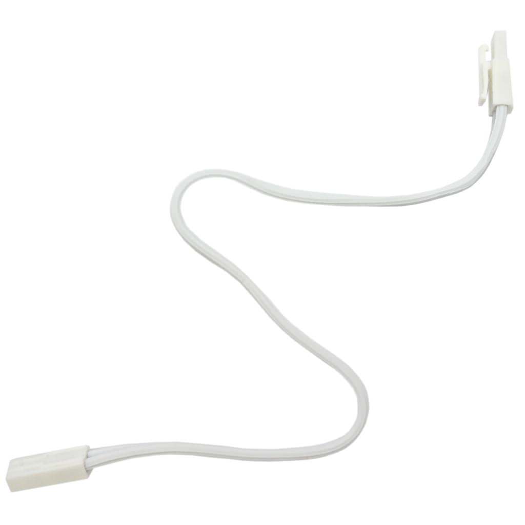 White 12" Linking Cable for American Lighting Puck Light Kit 1
