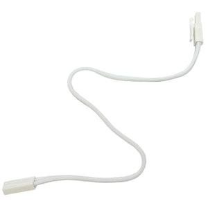 White 12" Linking Cable for American Lighting Puck Light Kit 1