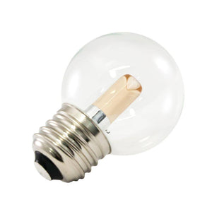 1.4 watt 120 volt G50 Medium Screw Base 2400K Warm White Dimmable LED (pack of 25) 1