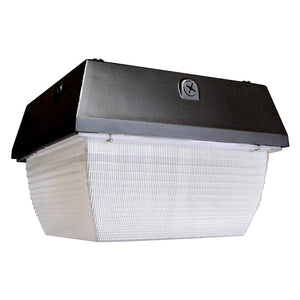 Dark Bronze 60 watt 4700K Cool White LED Ceiling Canopy Industrial Fixture 1