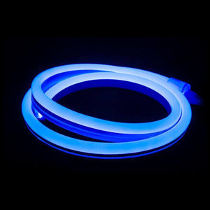 150' 2.4 watts (per foot) 120 volt Blue Mini Polar 2 Neon LED Rope Light 2