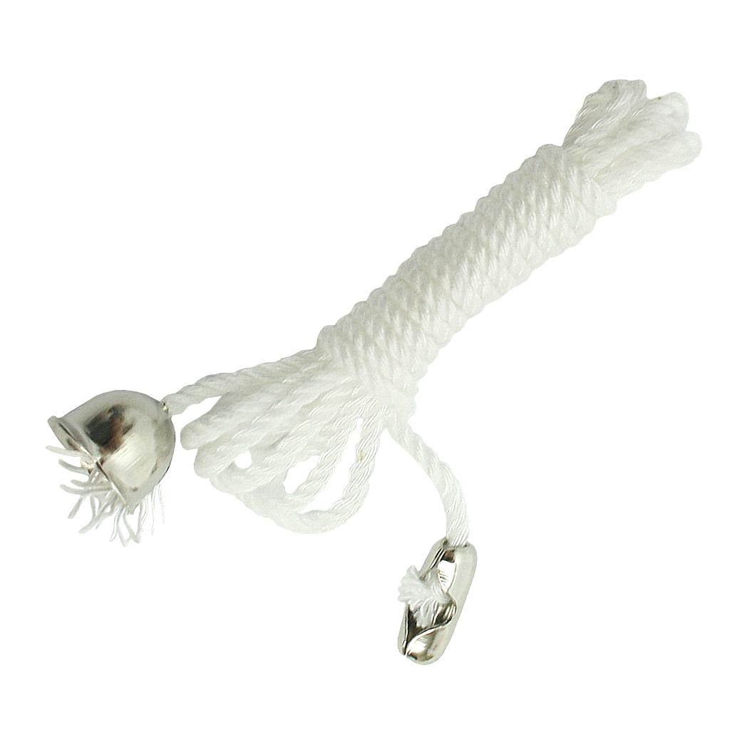 3' White Braided Cord 1