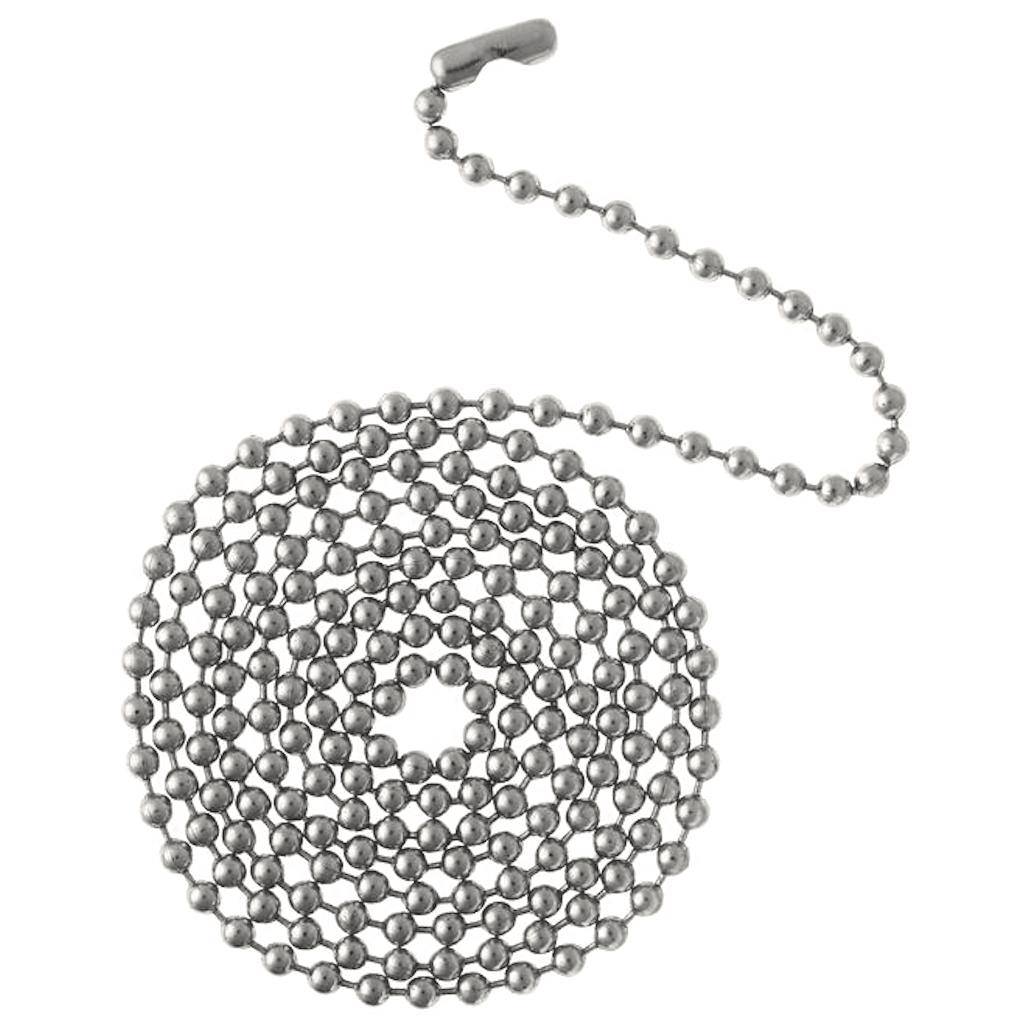 12" Chrome Beaded Chain 1