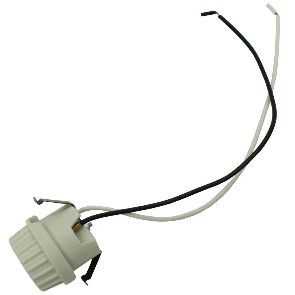 Porcelain Socket with Snap In Leads 1