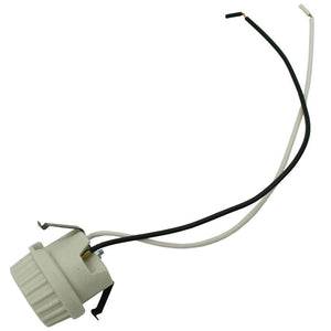 Porcelain Socket with Snap In Leads 1