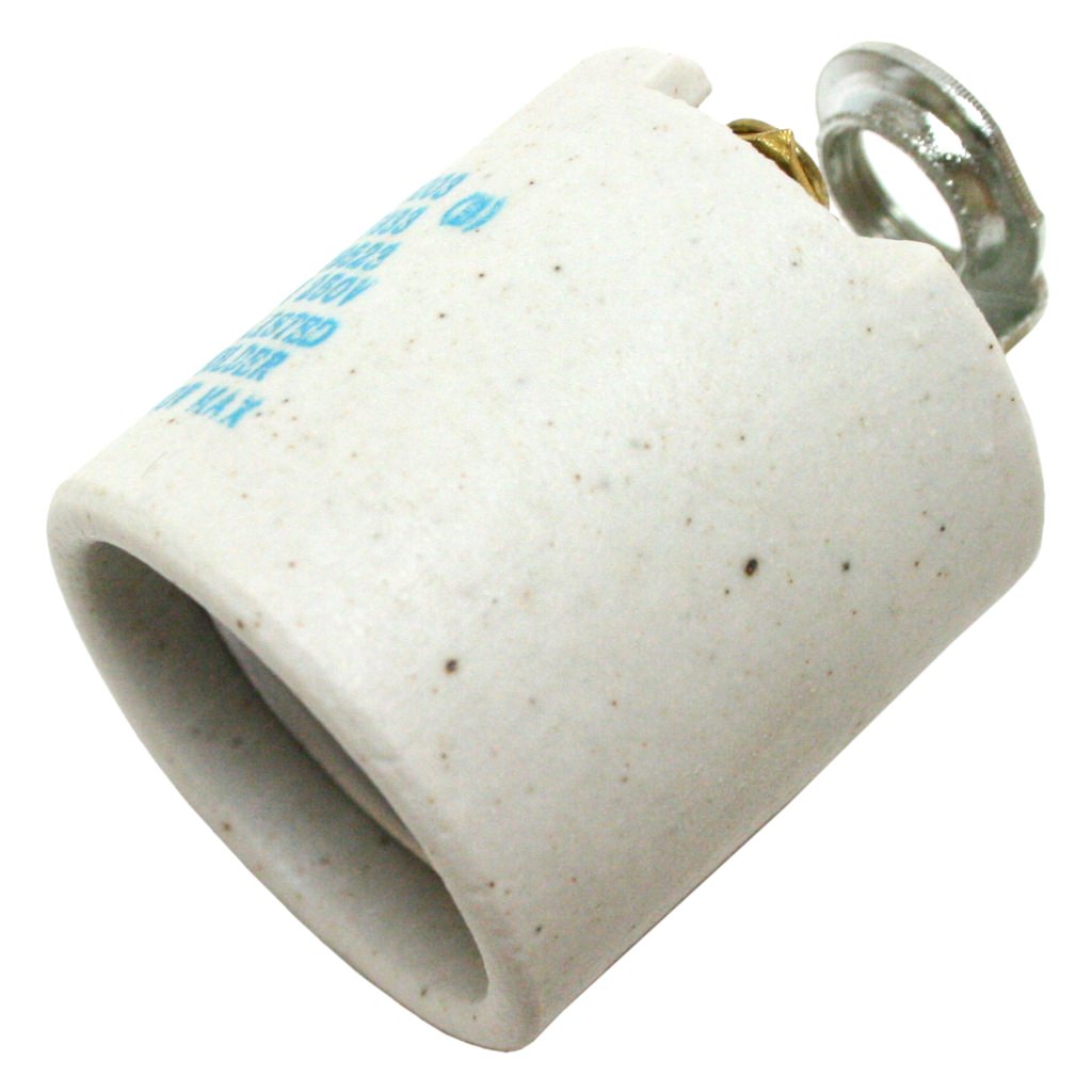 Medium Base Porcelain Socket with 1/8-IP Hickey 1