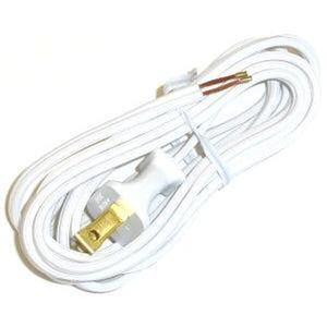 8' White Cord with Plug 1