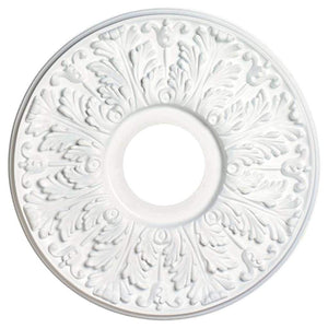 16" White Victorian Style Ceiling Medallion 1