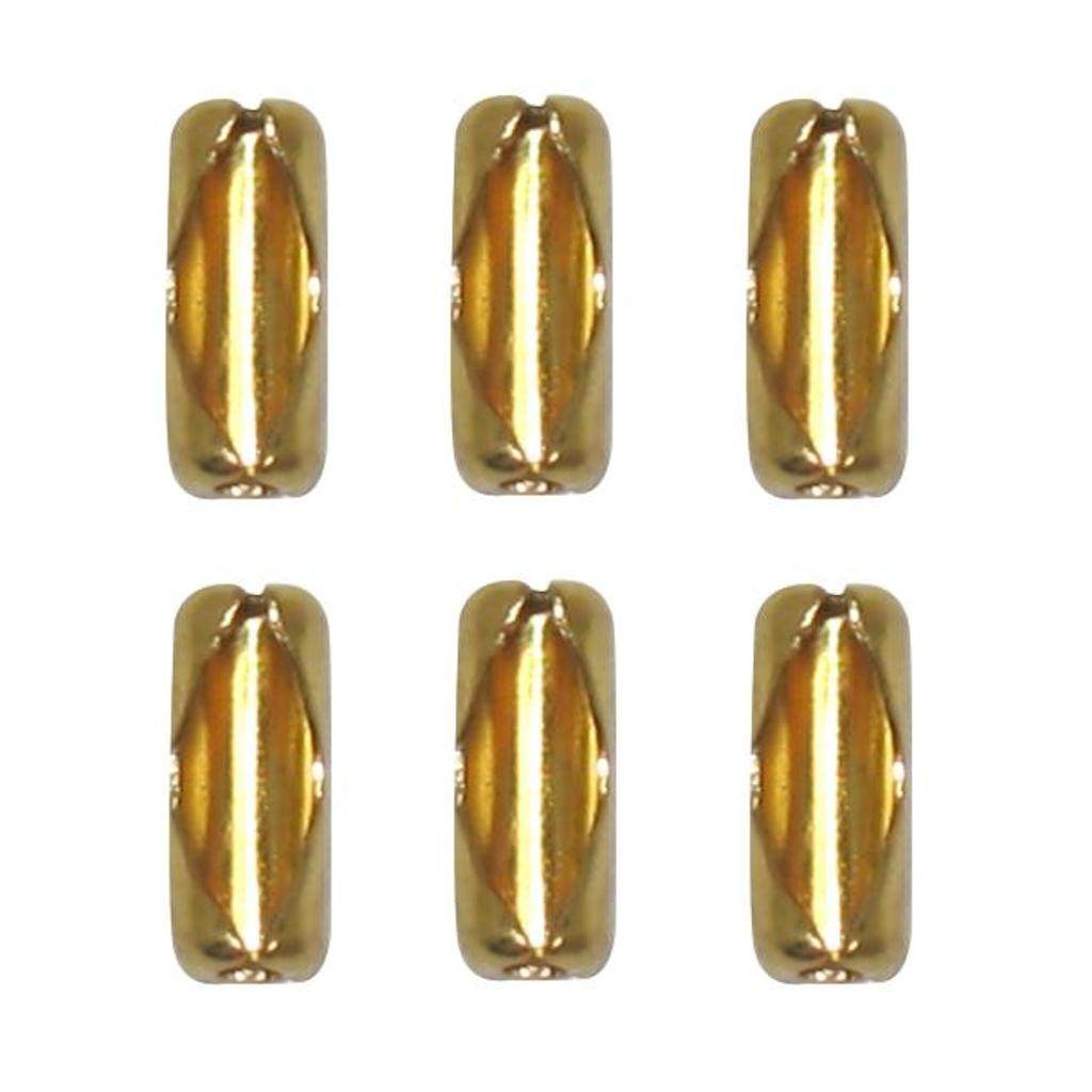 6 Chain Connectors Polished Brass Finish 1