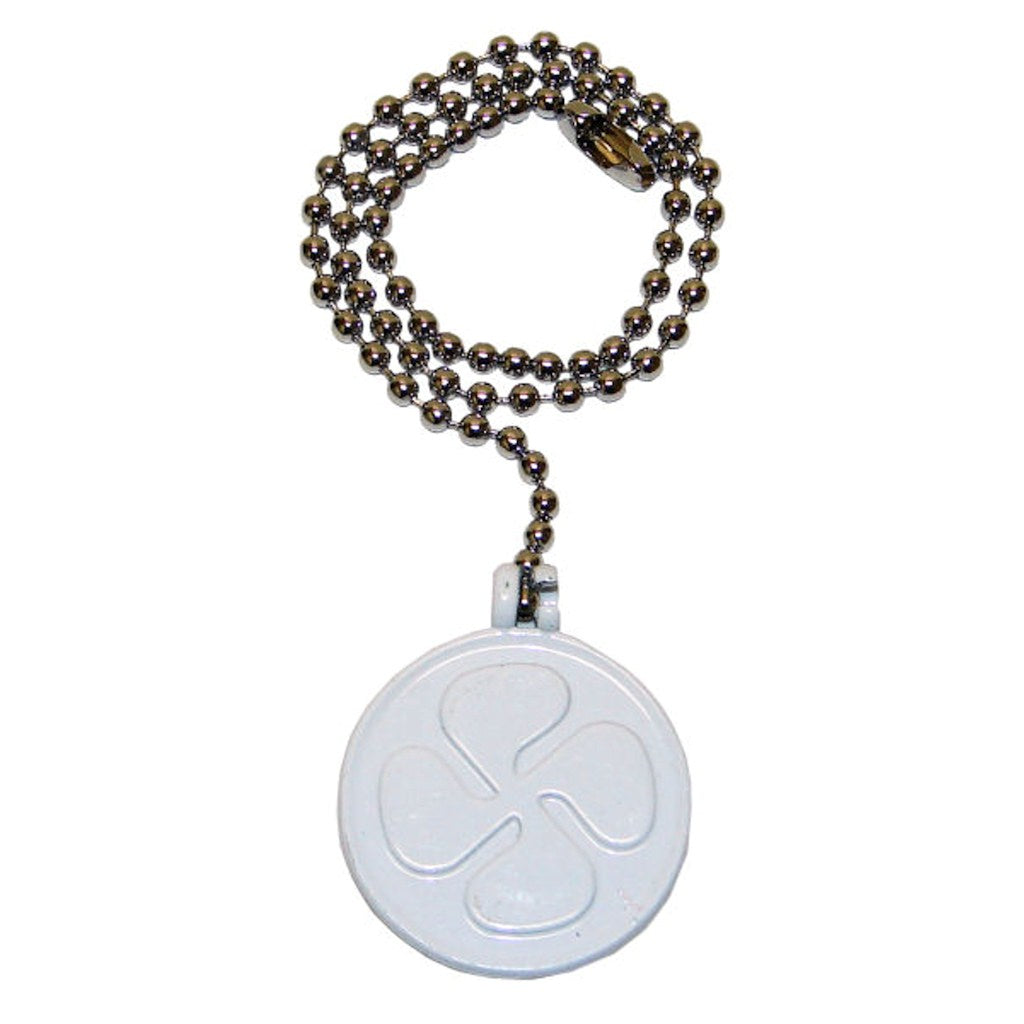 Fan Pull Chain - White Finish 1