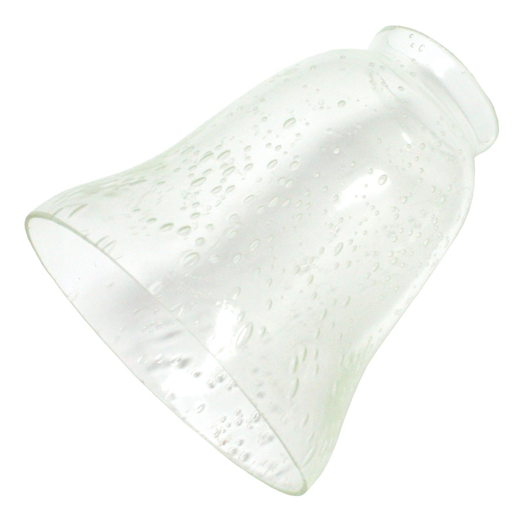 2.25" Fitter Clear Seeded Bell Shade 1