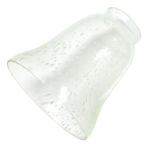 2.25" Fitter Clear Seeded Bell Shade 1