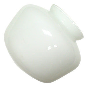 3.25" Fitter White Schoolhouse Glass 1