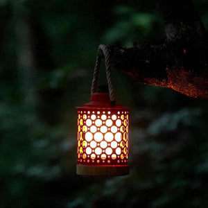 CCT Selectable Light Red Rechargeable Kibün Stargaze Collection LED Cordless Lantern 3