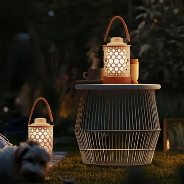 CCT Selectable Light White Rechargeable Kibün Stargaze Collection LED Cordless Lantern 2