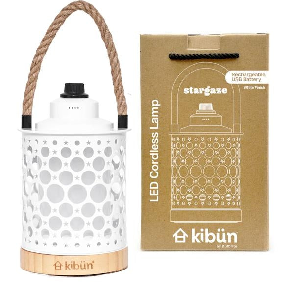 CCT Selectable Light White Rechargeable Kibün Stargaze Collection LED Cordless Lantern 4