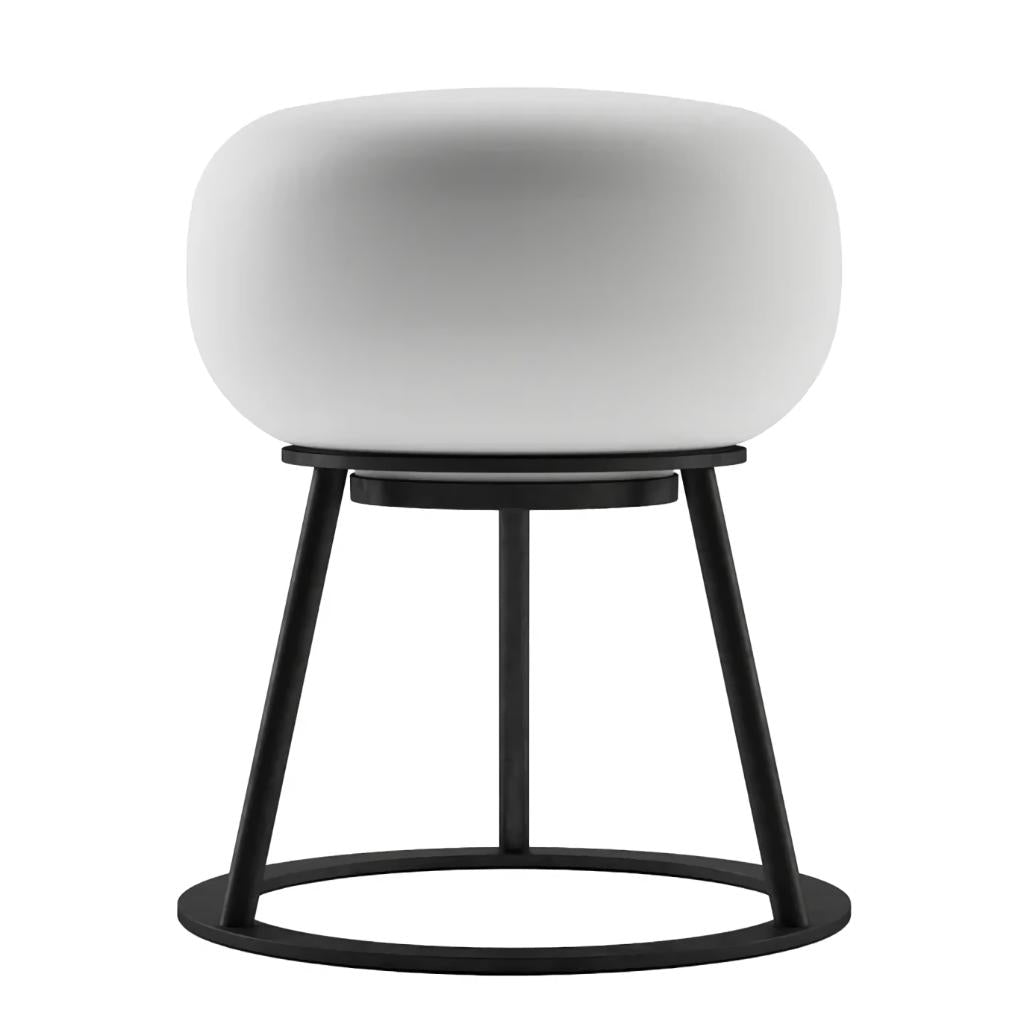Warm White Black Finish Rechargeable Tripod Kibün LED Cordless Indoor Table Lamp 1