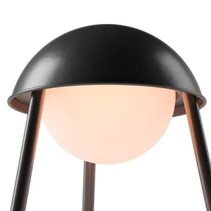 Warm White Black Finish Rechargeable Kibün LED Cordless Indoor Table Lamp 2