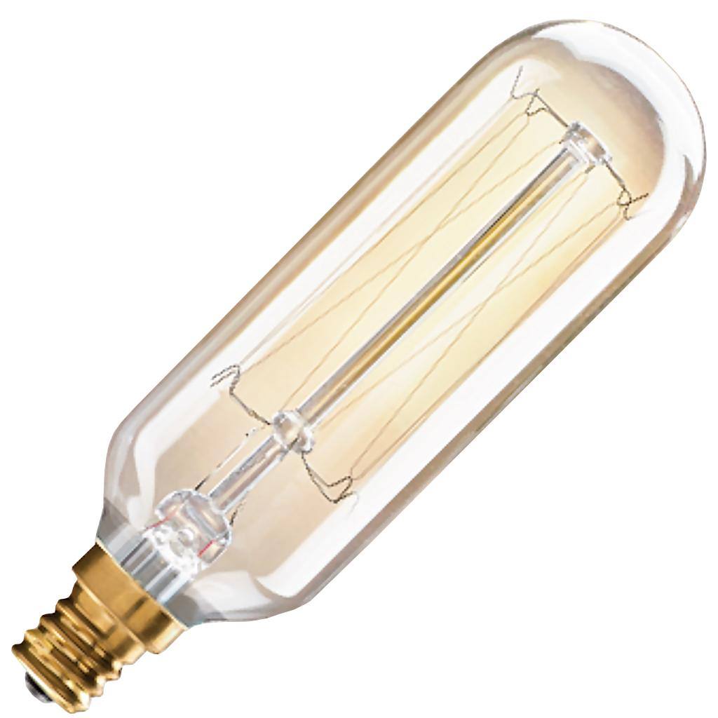 40 watt 120 volt T8 Candelabra Screw Base 2200K Warm White 1