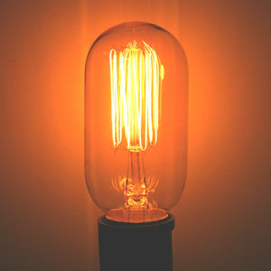 40 watt 120 volt T14 Filament Medium Screw Base 2200K Nostalgic Thread Clear 1