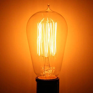 40 watt 120 volt Medium Screw Base 2200K Amber Squirrelcage Filament 3