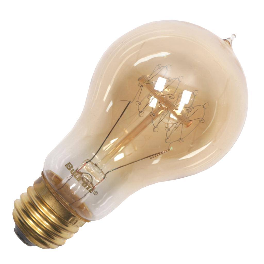 60 watt 120 volt Quad Loop Filament Medium Screw Base 2200K Antique (Victorian) 1